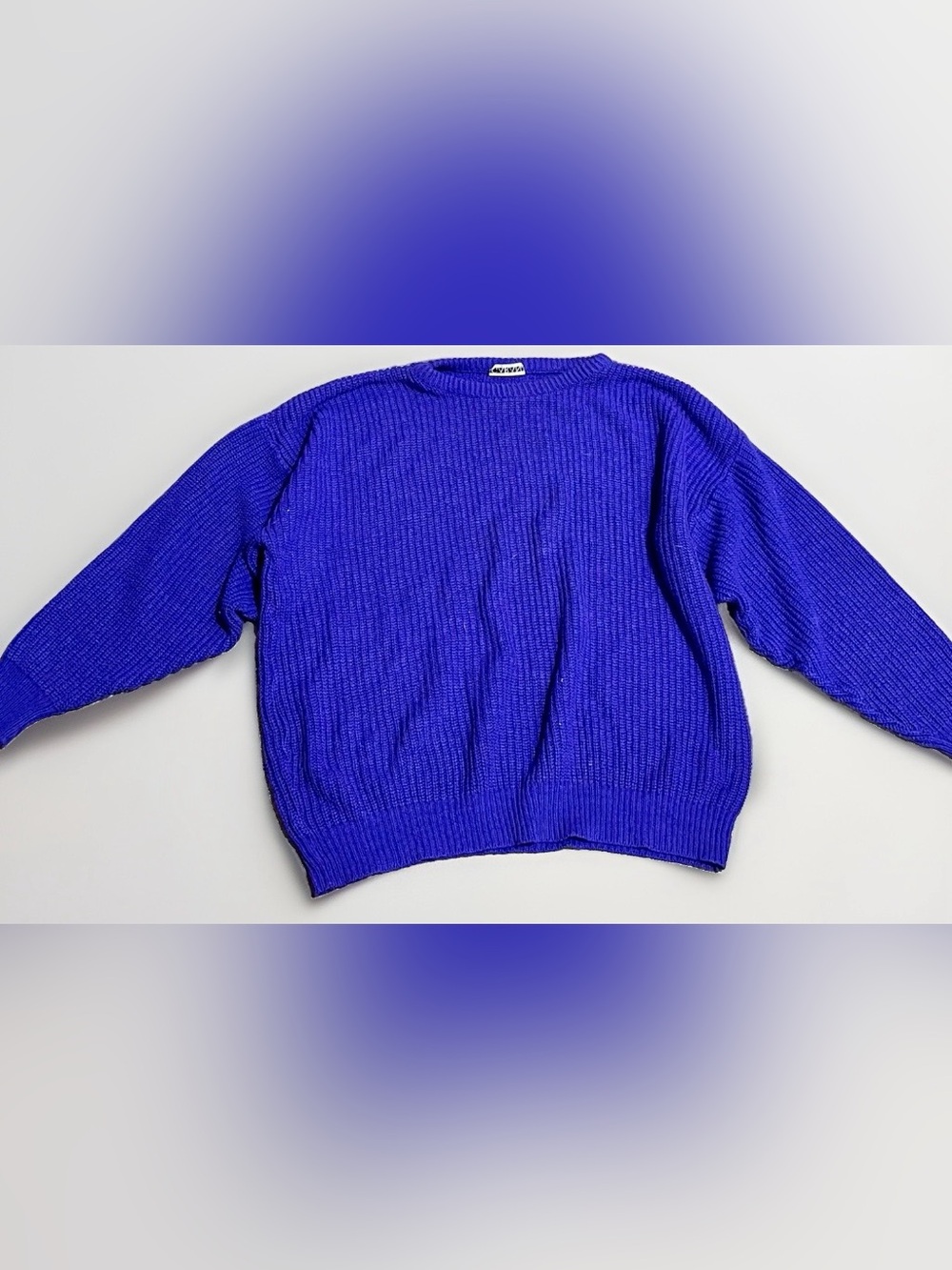 Vintage Purple Knit Sweater Size XL